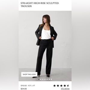 Banana Republic Straight High-Rise Trousers